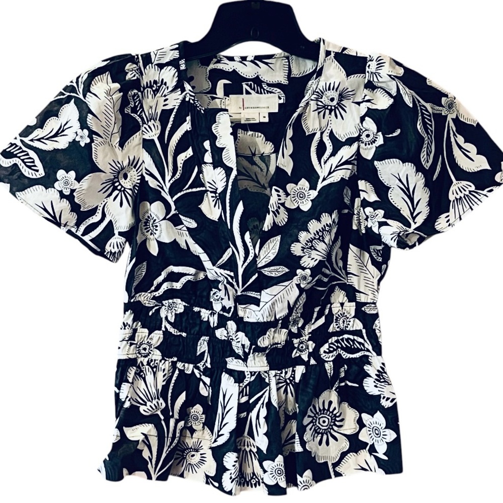 NWOT Anthropologie Somerset Blouse - Picture 5 of 15